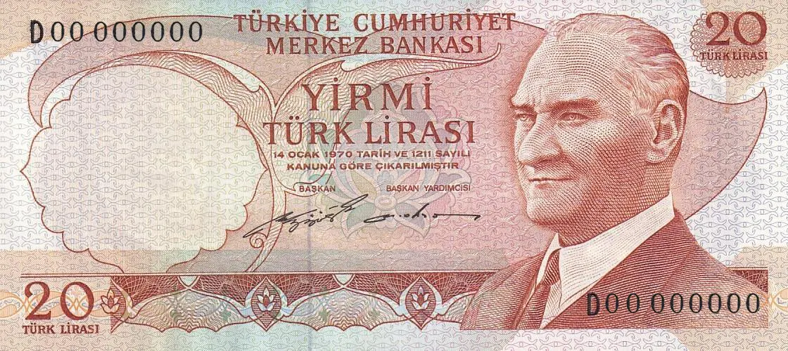 20 Türk Lirası (E6-Tertip II)